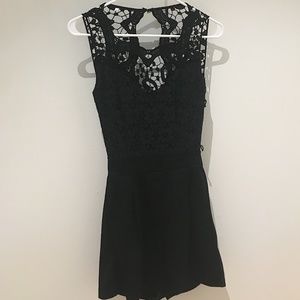 Black Lace Romper